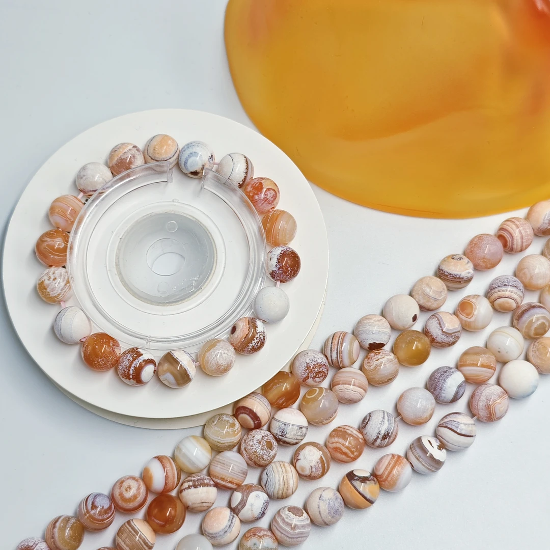 【药尘玛瑙】天然药尘玛瑙 散珠 diy多样性发一