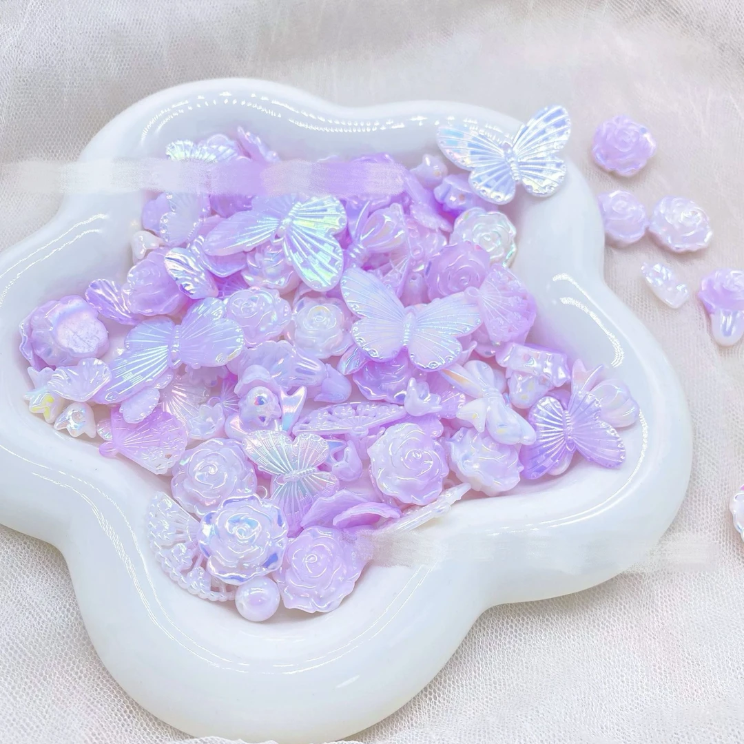 混拆【双许愿+对对碰+隐藏】【一包8~10颗】极光巴洛克玫瑰花diy材料