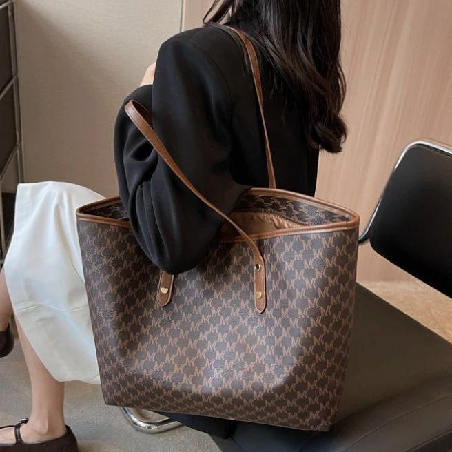 【希希CC】爆款大容量包包百搭印花简约休闲包包女款爆款2025新款