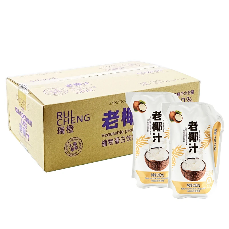 瑞橙老椰汁植物蛋白饮料200ml