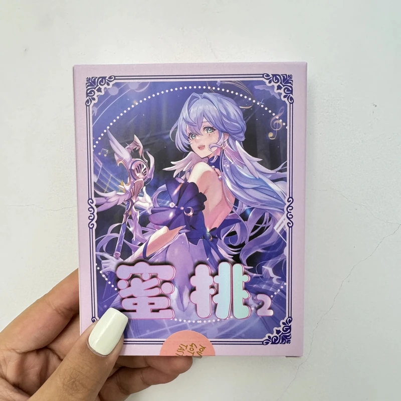 【蜜桃2】玫瑰金金属卡 二次元卡牌盲盒