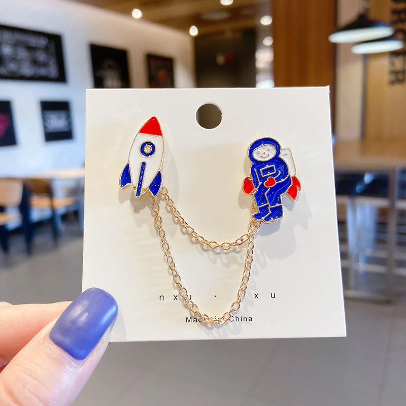 肌琳莎卡通女简约款可爱配饰ins固定衣服徽章挂饰设计感人类幼崽