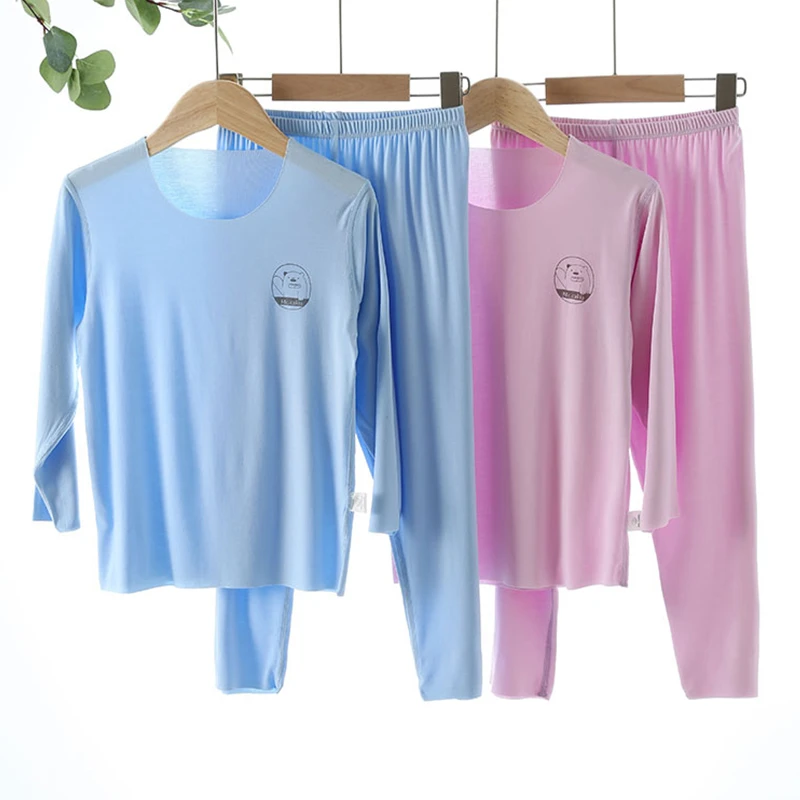 （清货sc905-1600） 儿童睡衣薄夏季男女童家居服套装无痕无骨