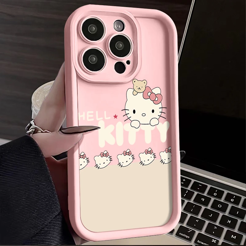 凯蒂猫iphone15PRO苹果手机壳14promax硅胶13高级12/11/XSXR78P