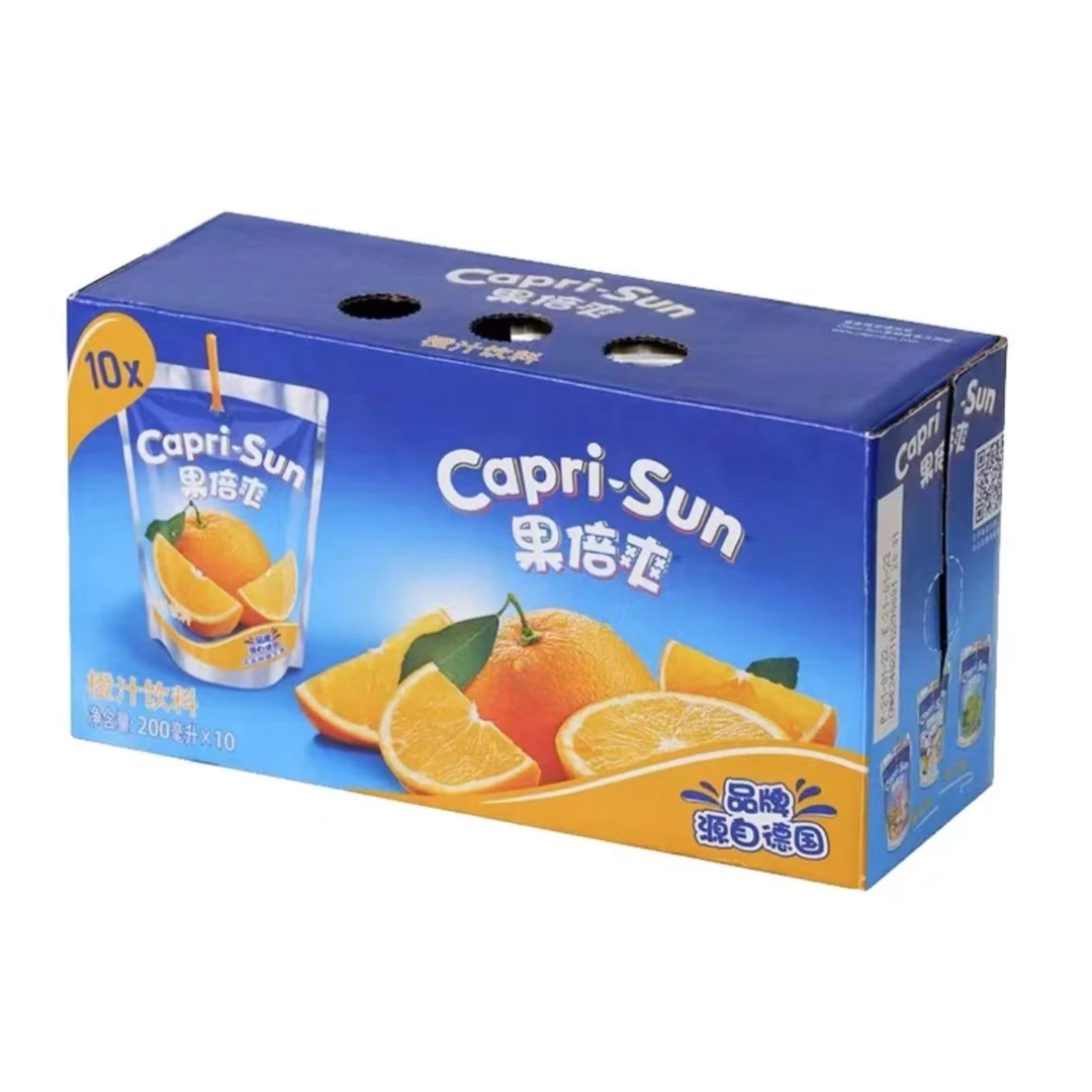 Capri-Sun德国品牌果倍爽儿童专属营养果汁饮料新鲜清爽风味果味