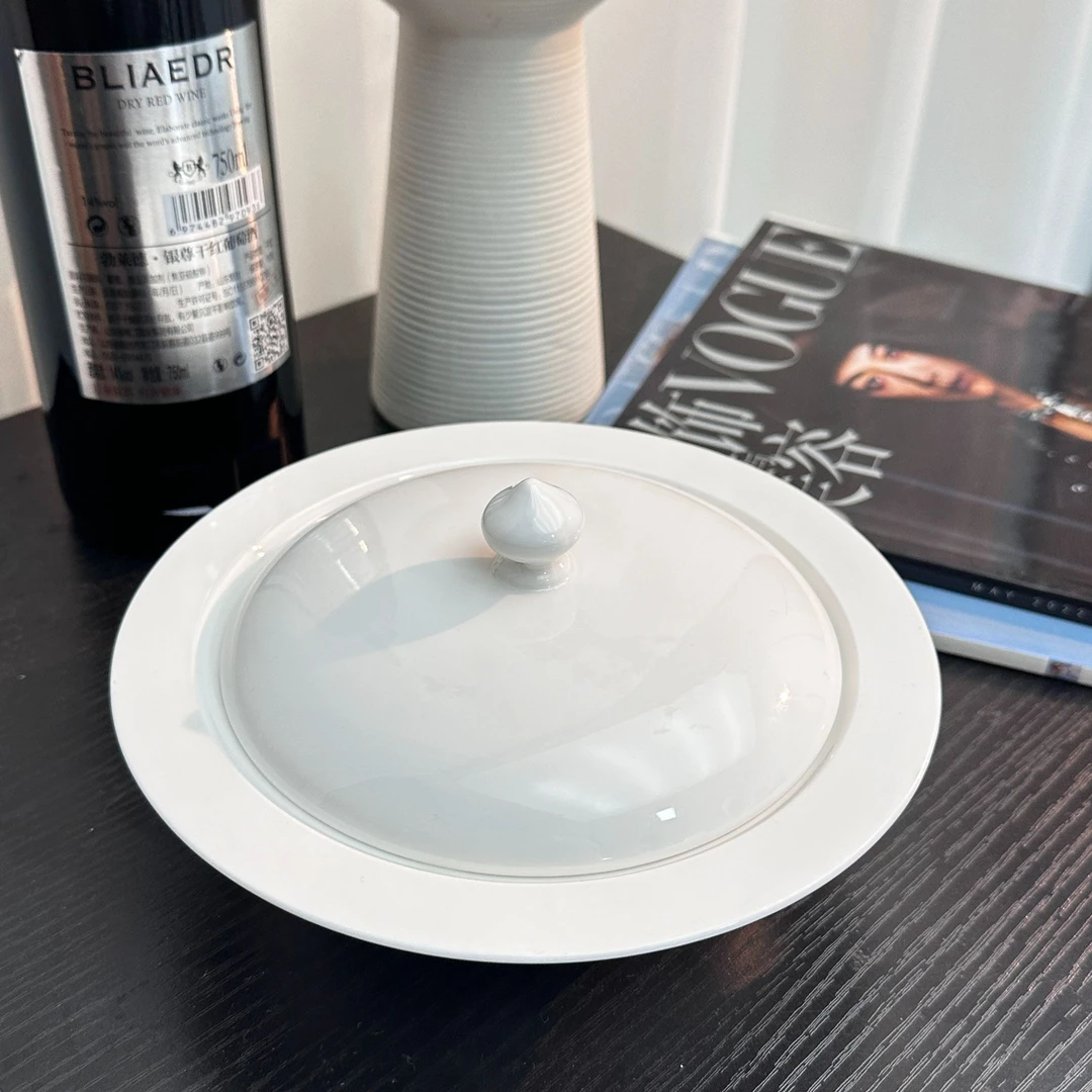高温白瓷（7寸简约盖碗）