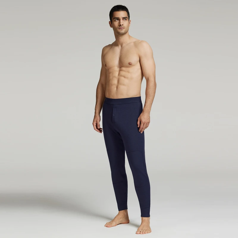 【五层加厚含驼绒】爱慕先生秋冬男士加厚护膝护腰保暖裤NS73L801