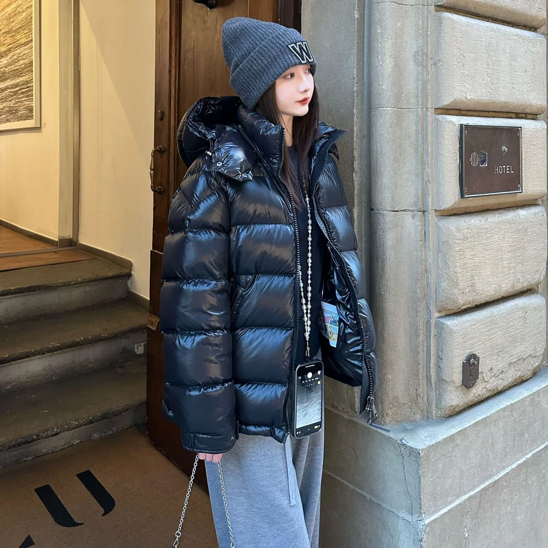 全新未使用 MONCLER 魔方JT/蒙口【Maire】宽松带帽羽绒服