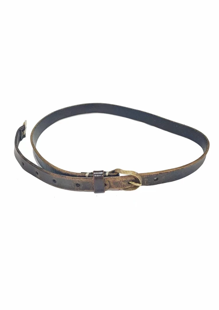 7阁小府～左岸迷香原创黑色牛皮皮带FWS002