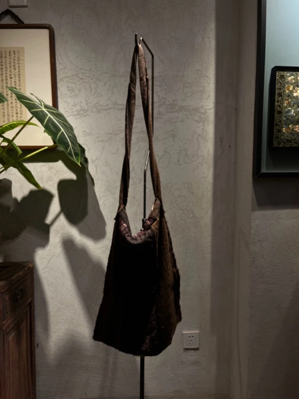 7阁小府～左岸迷香原创拼色包22FW0040