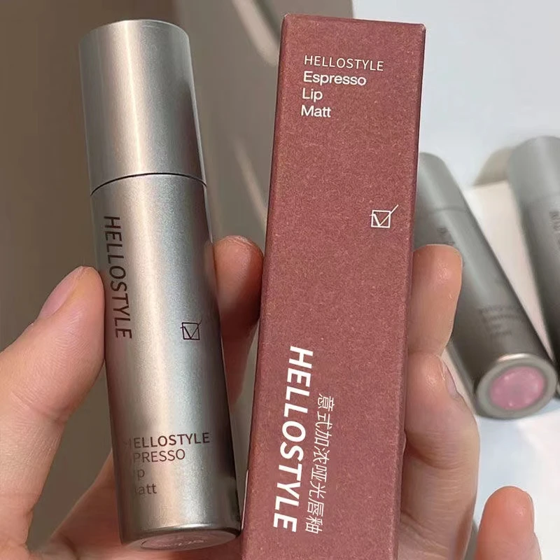 欧美风意式加浓哑光唇泥雾面丝绒唇釉银管不易掉色显白口红学生
