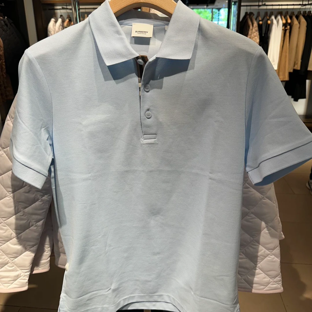 未使用 BURBERRY/博柏利 新款纯色短袖POLO衫休闲时尚男士