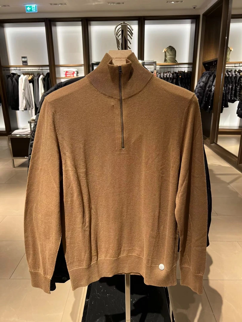 未使用 BURBERRY/博柏利 巴宝莉男款羊绒针织衫