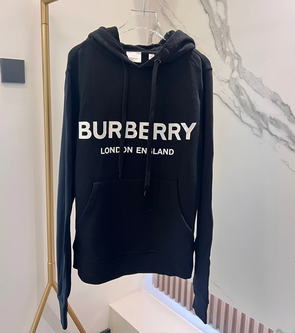 未使用 BURBERRY/博柏利 现货巴宝莉女款连帽卫衣休闲百搭