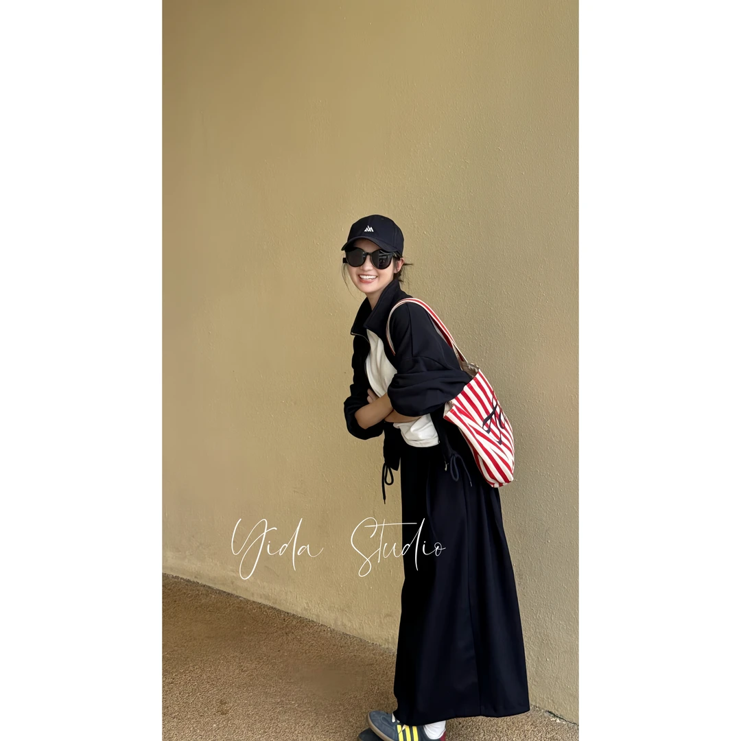 YIDA【韩系松弛】超推荐！花苞裙立体褶皱显瘦简约百搭中长款半身裙