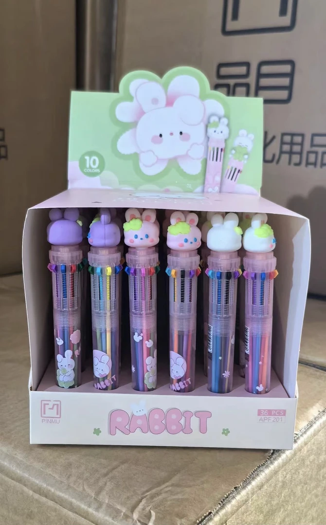 4-41 品目(兔子)10色手帐笔1支