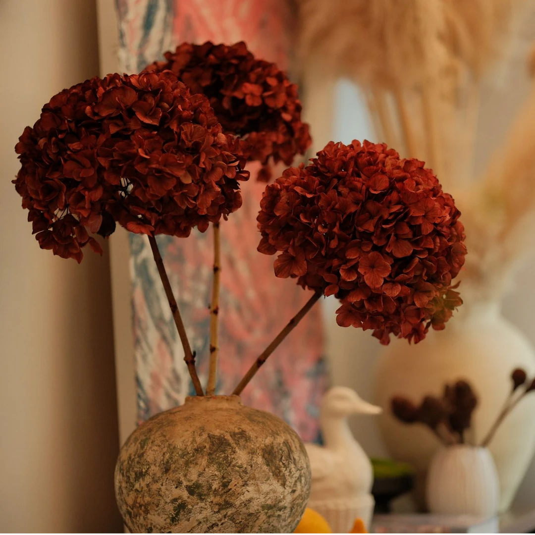 【绣球花】专属永生绣球花多色年宵花中式风格软装艺术插花摆件