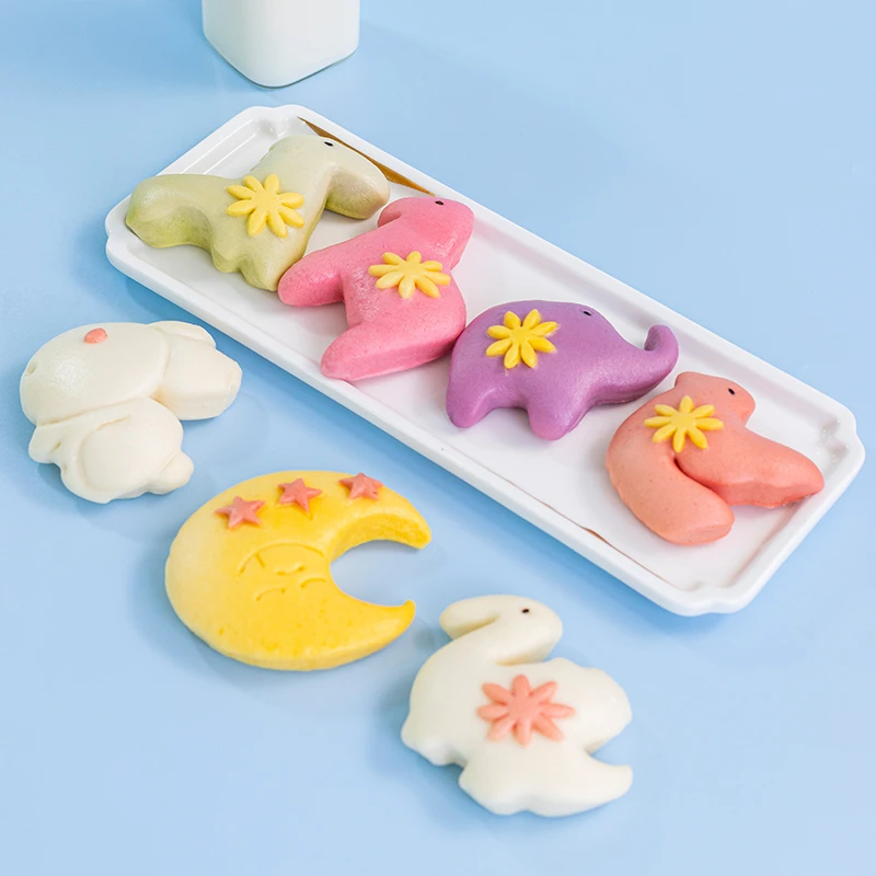 卡通包子馒头母婴儿童早餐半成品宝宝速冻包子动物馒头