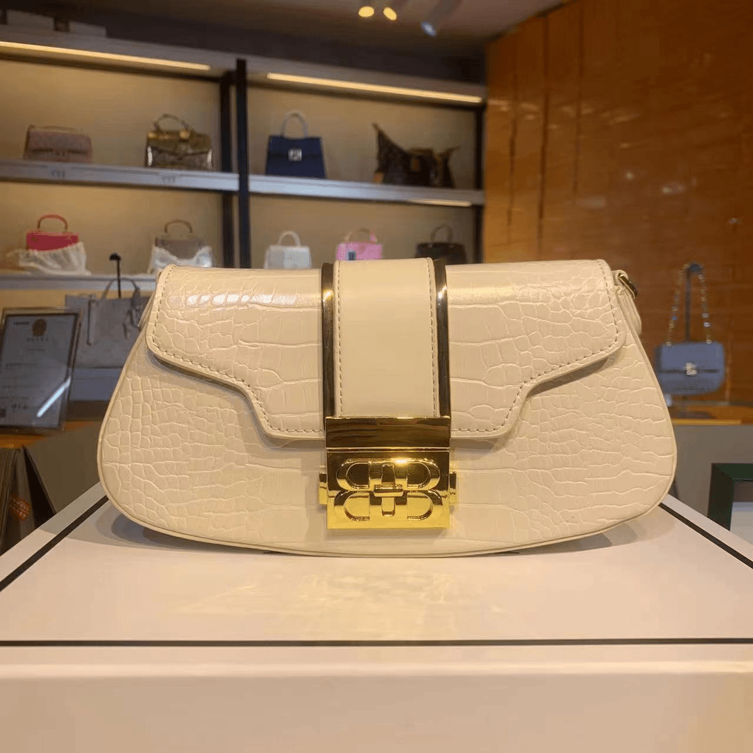 2024摇摇包新款高级感小众腋下包真皮轻奢单肩斜挎包女士