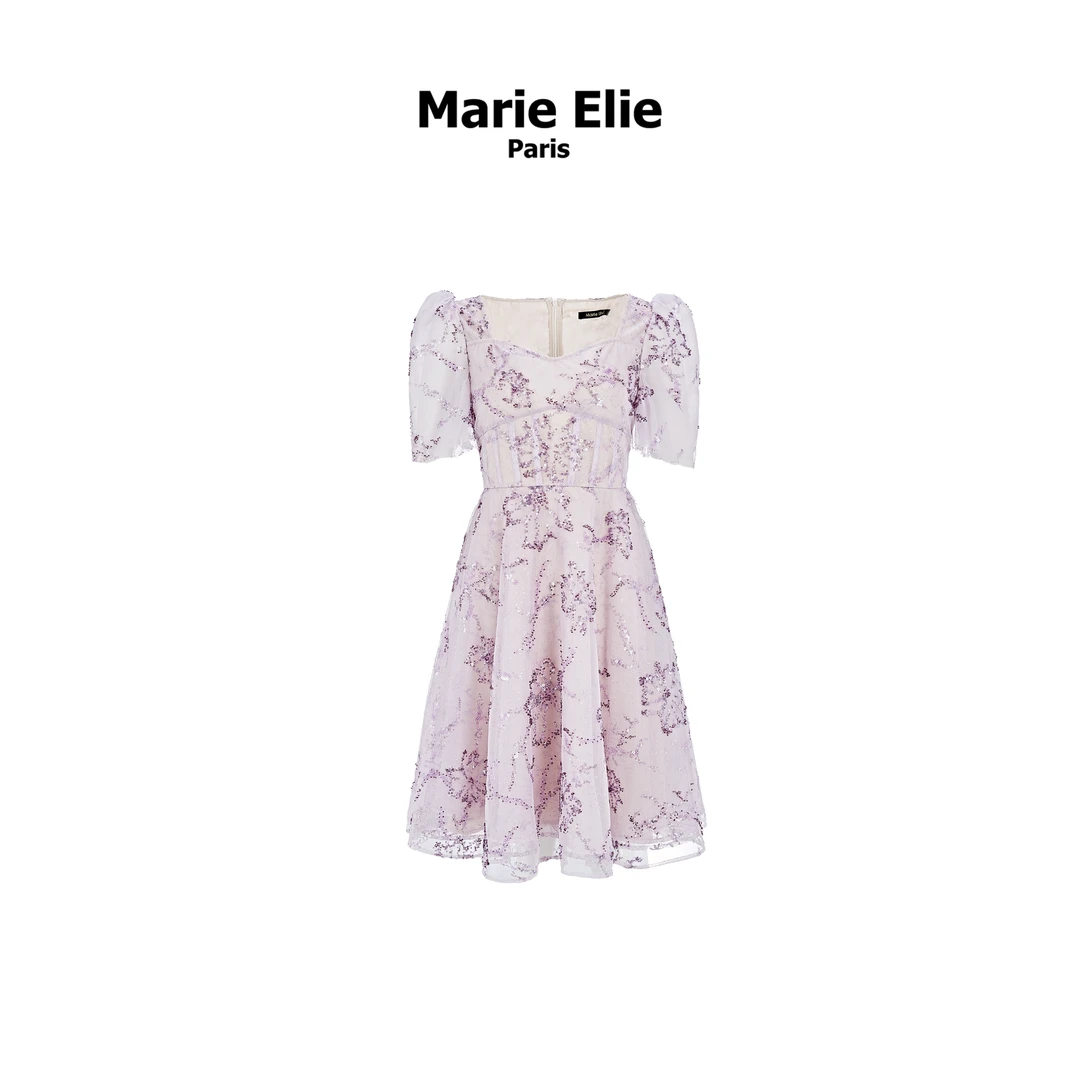 【宠粉专属】Marie Elie【莹然胭紫】连衣裙ETAD21M15570