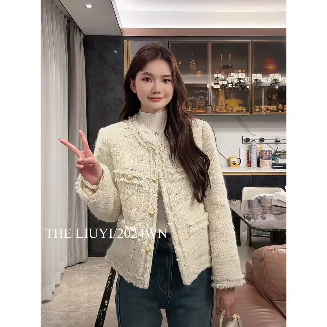 【LIUYI】白金小香 ~ 冬季90白鸭绒保暖小香外套411268