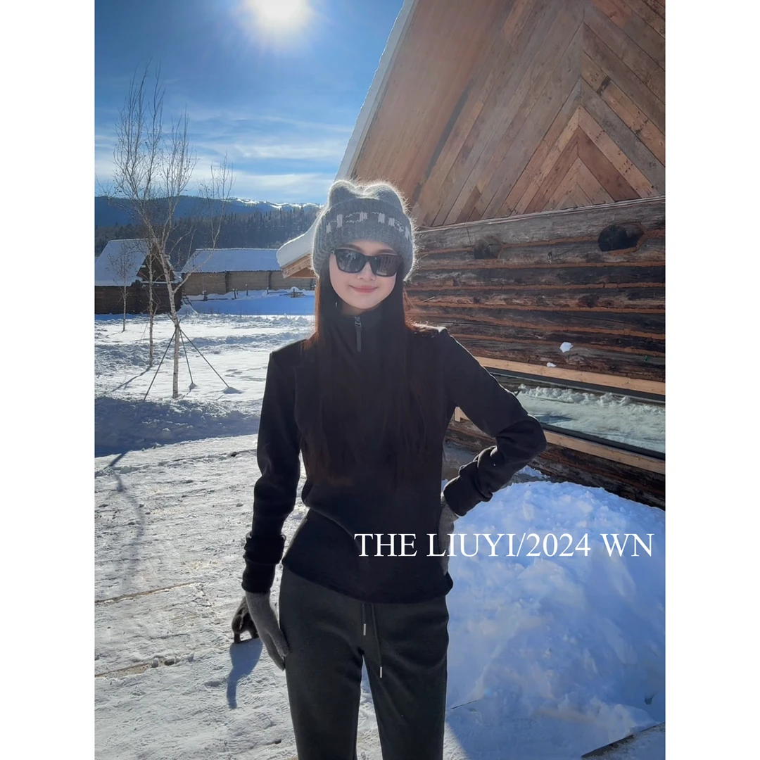 【LIUYI】热能卫衣~双面发热德绒立领热能卫衣411156