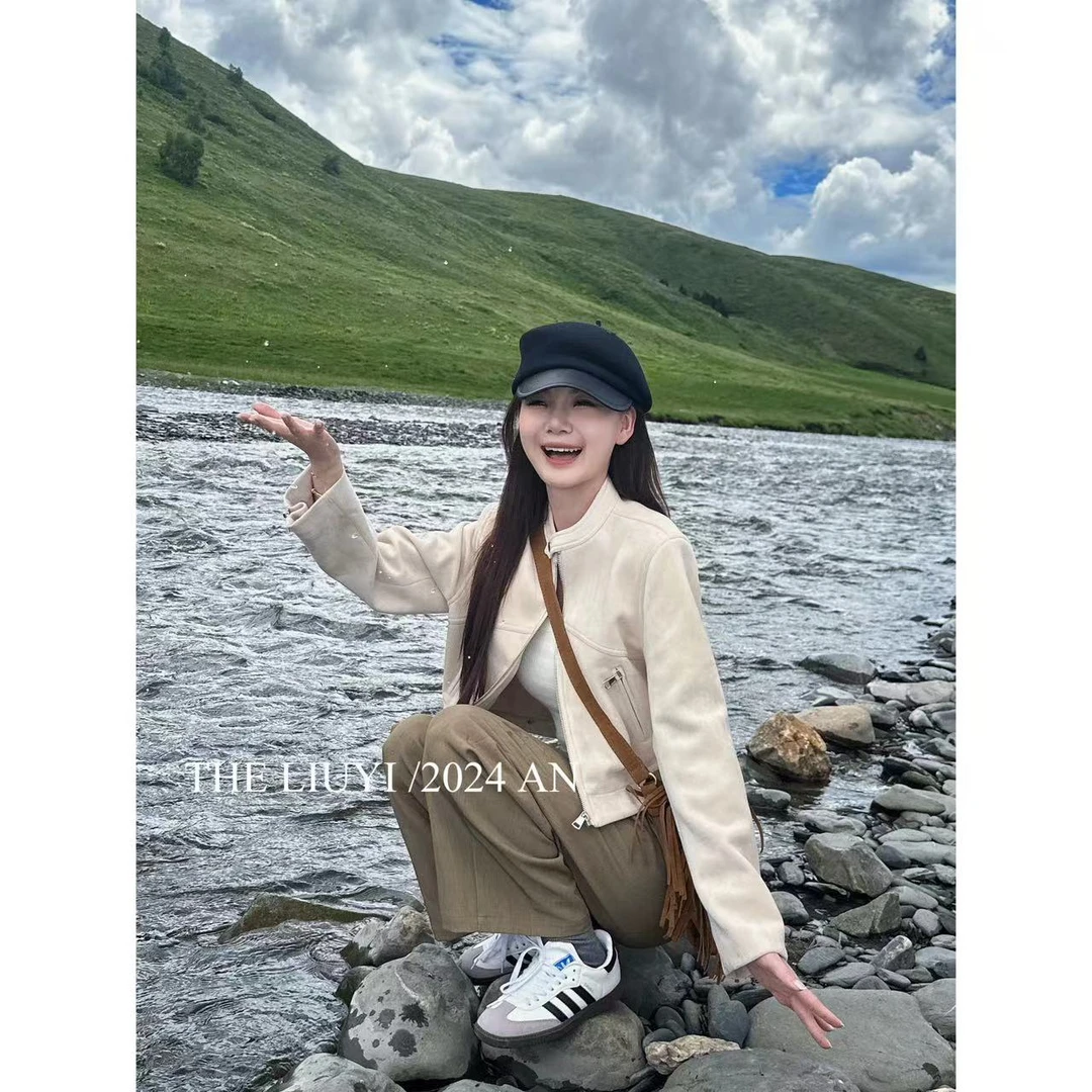 【LIUYI】北海道~秋季显瘦立领外套47272