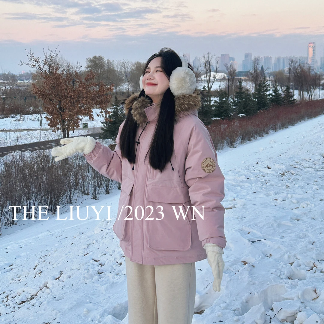 【LIUYI】远征派克~90白鸭绒貉子毛领保暖派克服外套312071