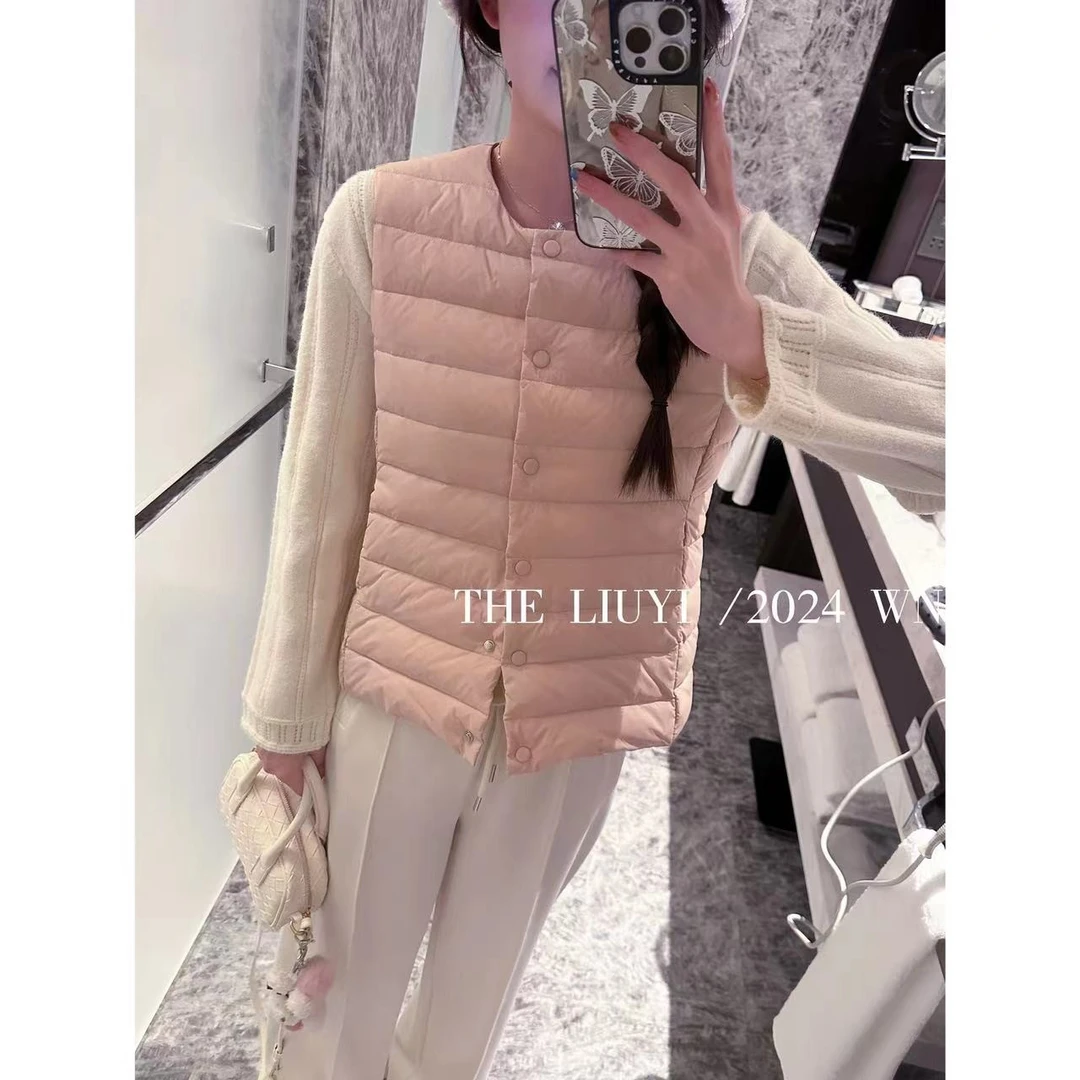 【LIUYI】 胶囊马甲~90白鸭绒羽绒轻薄款马甲49274