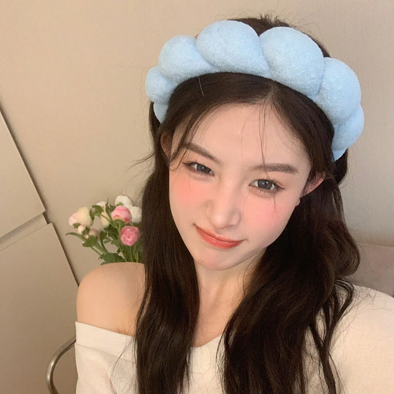 洗脸发箍女洗漱敷面膜专用防滑发捆2023新款ins网红高颅顶头扣