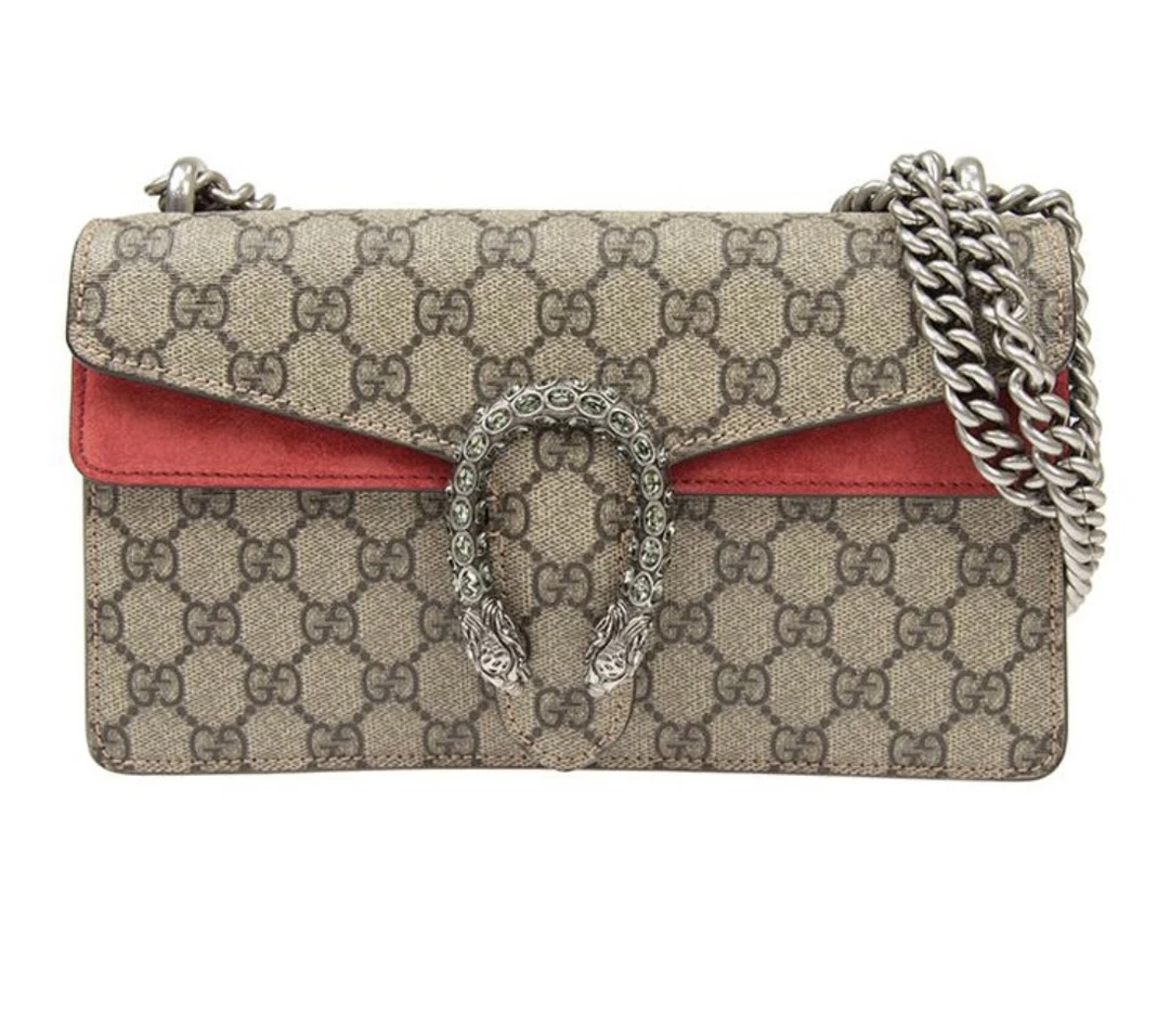 99新 GUCCI/古驰 酒神中号红色 直播间展示品1