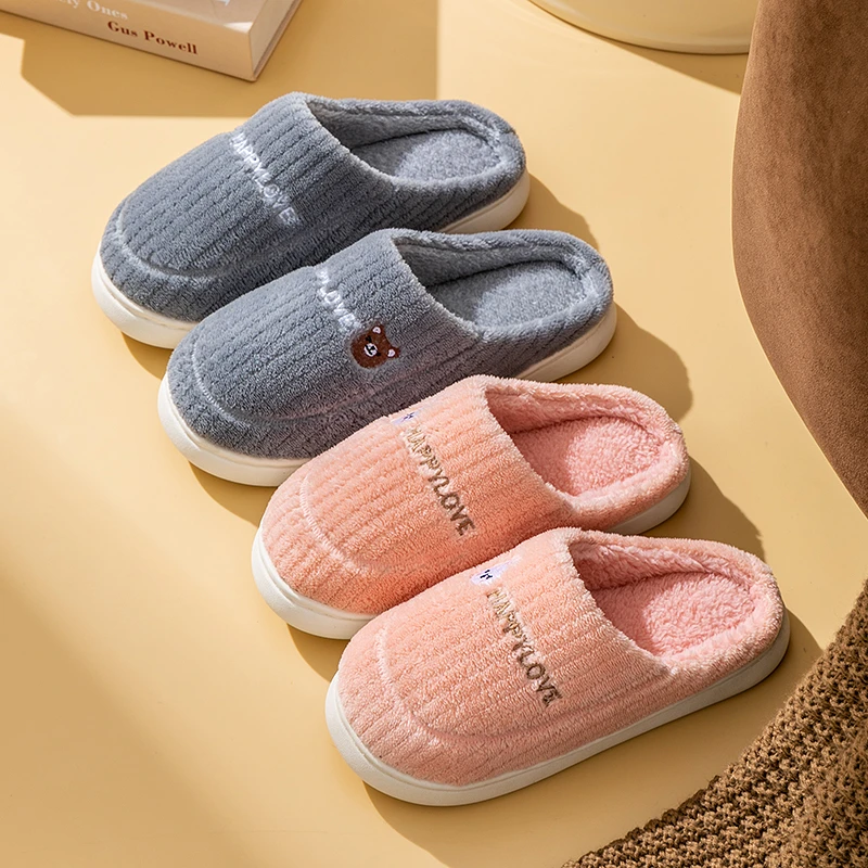 冬季新款厚底拖加厚毛毛室内舒适保暖拖鞋家居外拖鞋