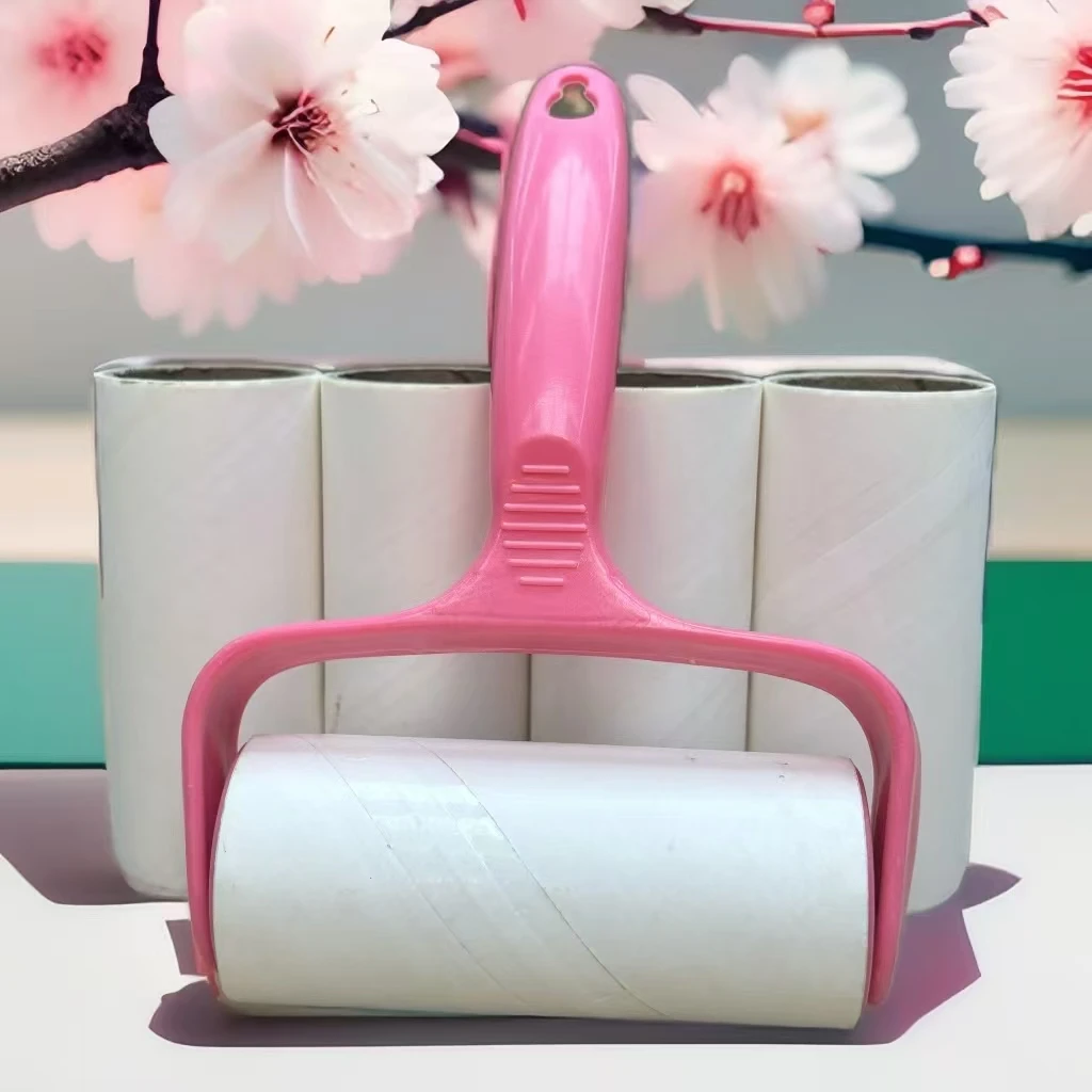 【1手柄+5卷纸】滚筒式6件套粘毛器刷毛可撕去毛粘尘