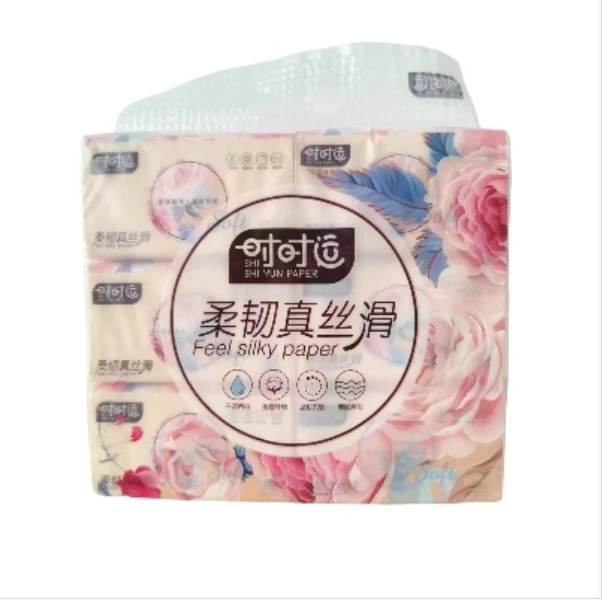 6包/提时时运抽纸面巾纸4层加厚400张125mm*180mm
