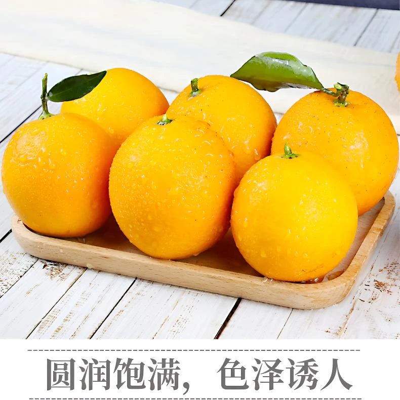 正宗江西赣南脐橙装鲜嫩多汁皮薄肉厚原产地直发