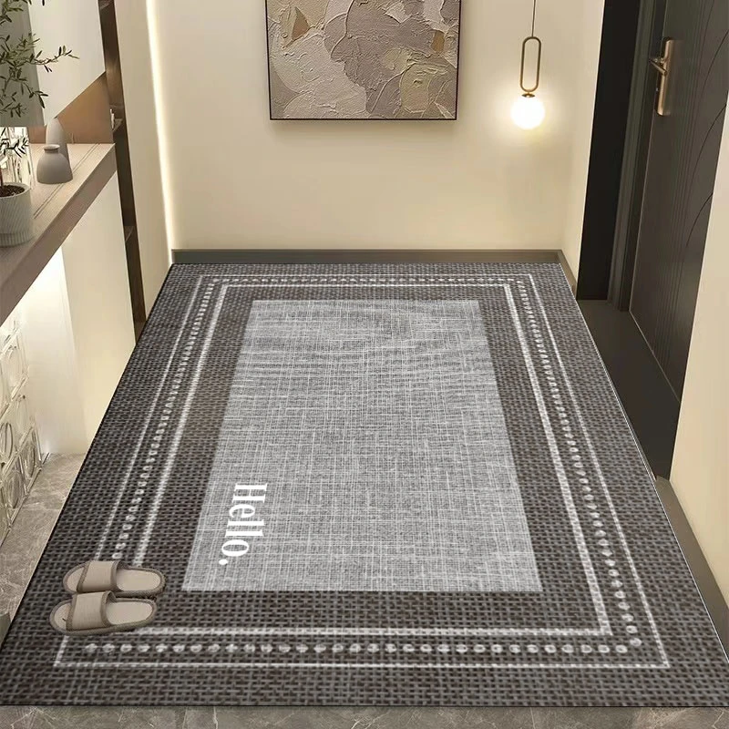 【防滑橡胶底】入户门地垫进门脚垫家用卧室门口垫子可裁剪硅藻门垫