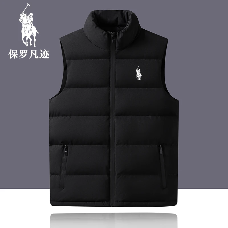 秋冬保暖情侣立领坎肩背心棉服马甲棉衣外套暖背马夹时尚潮流