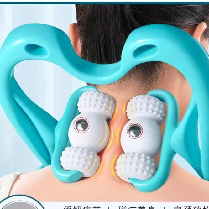 按摩神器舒缓器颈部按摩器背部揉捏脖防滑升级