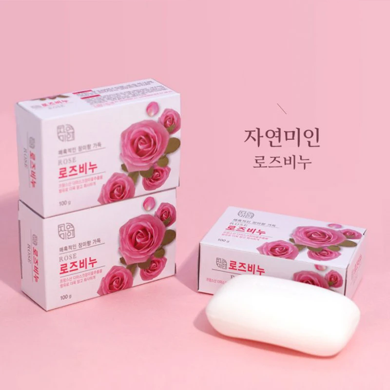 芜琼花韩国芜琼花进口自然美洗手洗脸沐浴按摩玫瑰香皂
