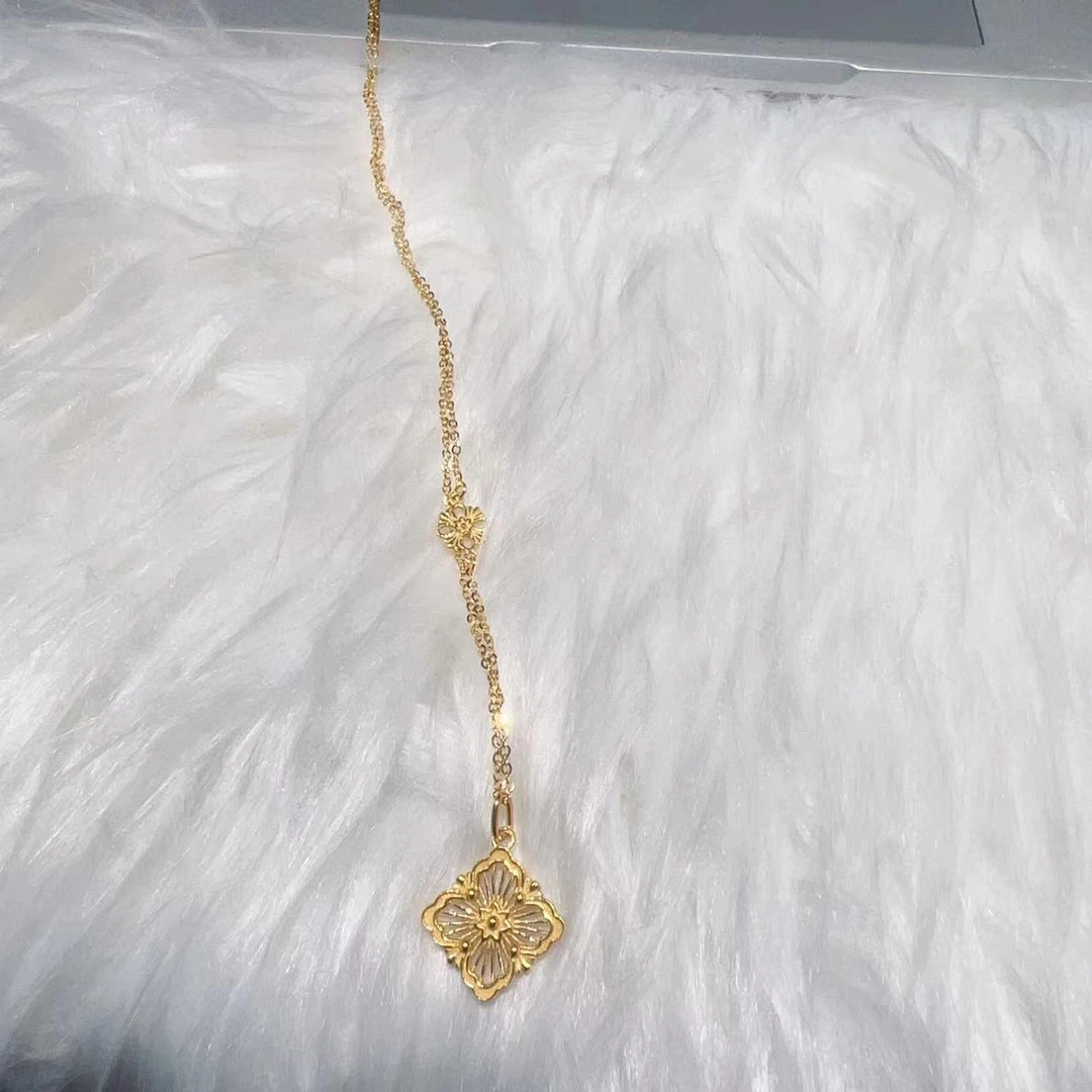 足金999 5G 精品 宫廷幸运草套链-聪聪专属
