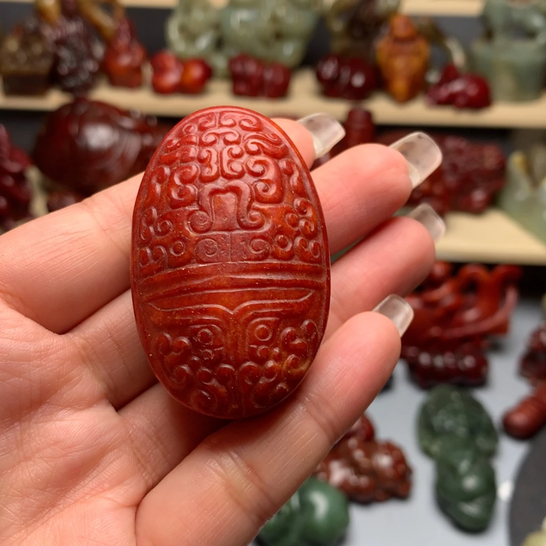 白玉菩提吊坠挂件41