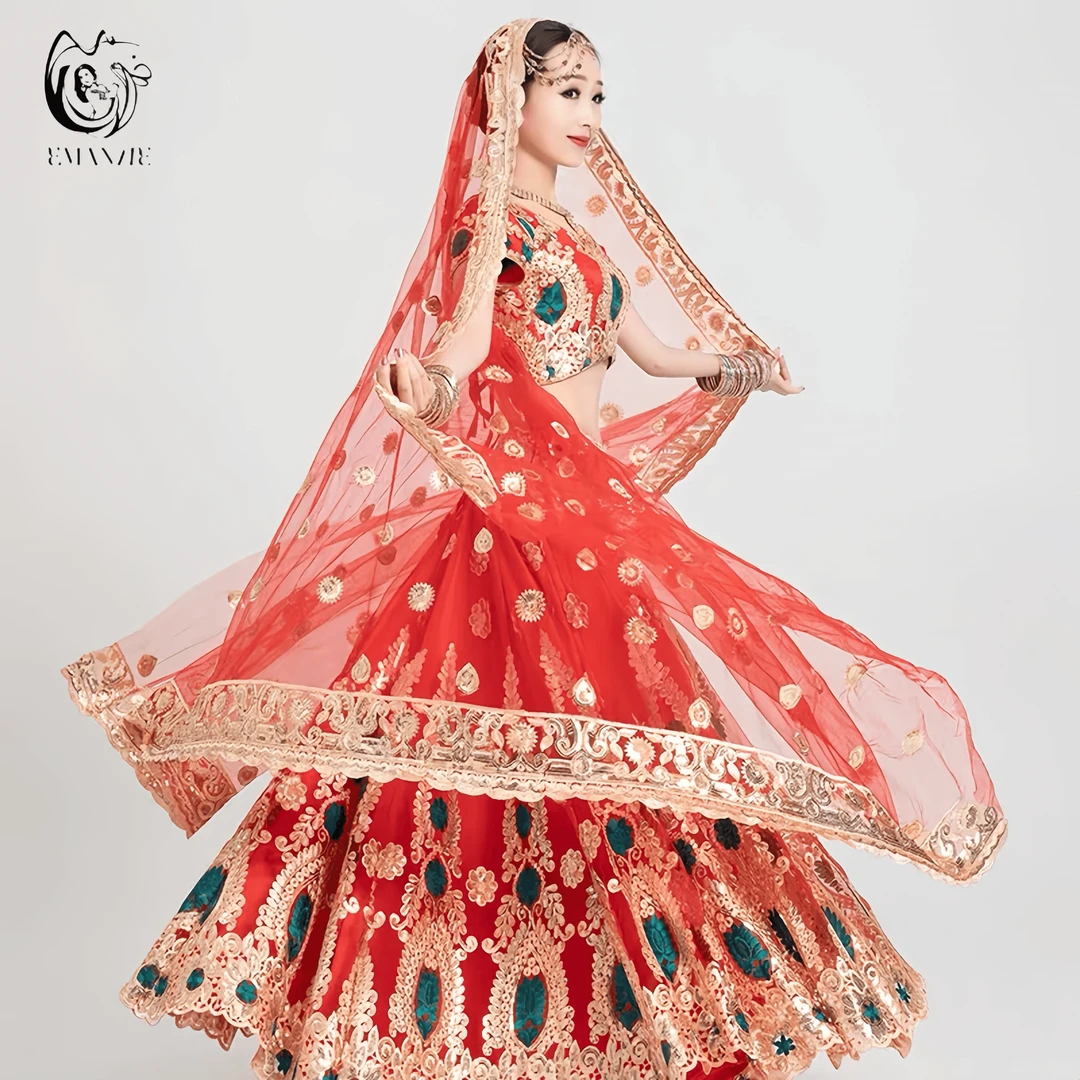 依曼之舞T99印度精品纱丽女面纱搭配服饰纱巾印度纱丽服饰