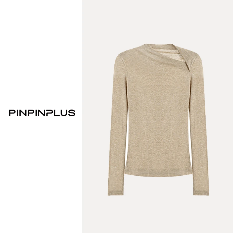 「PINPINPLUS」百搭热力感打底T恤长袖3色 3D70571KP