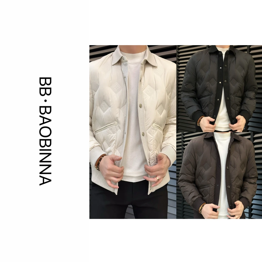 小野· 男装 | 轻薄羽绒服夹克 舒适轻便百搭外套68232