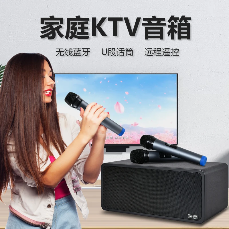 闻歌N-S10神器蓝牙家庭电视K歌会议音箱唱歌