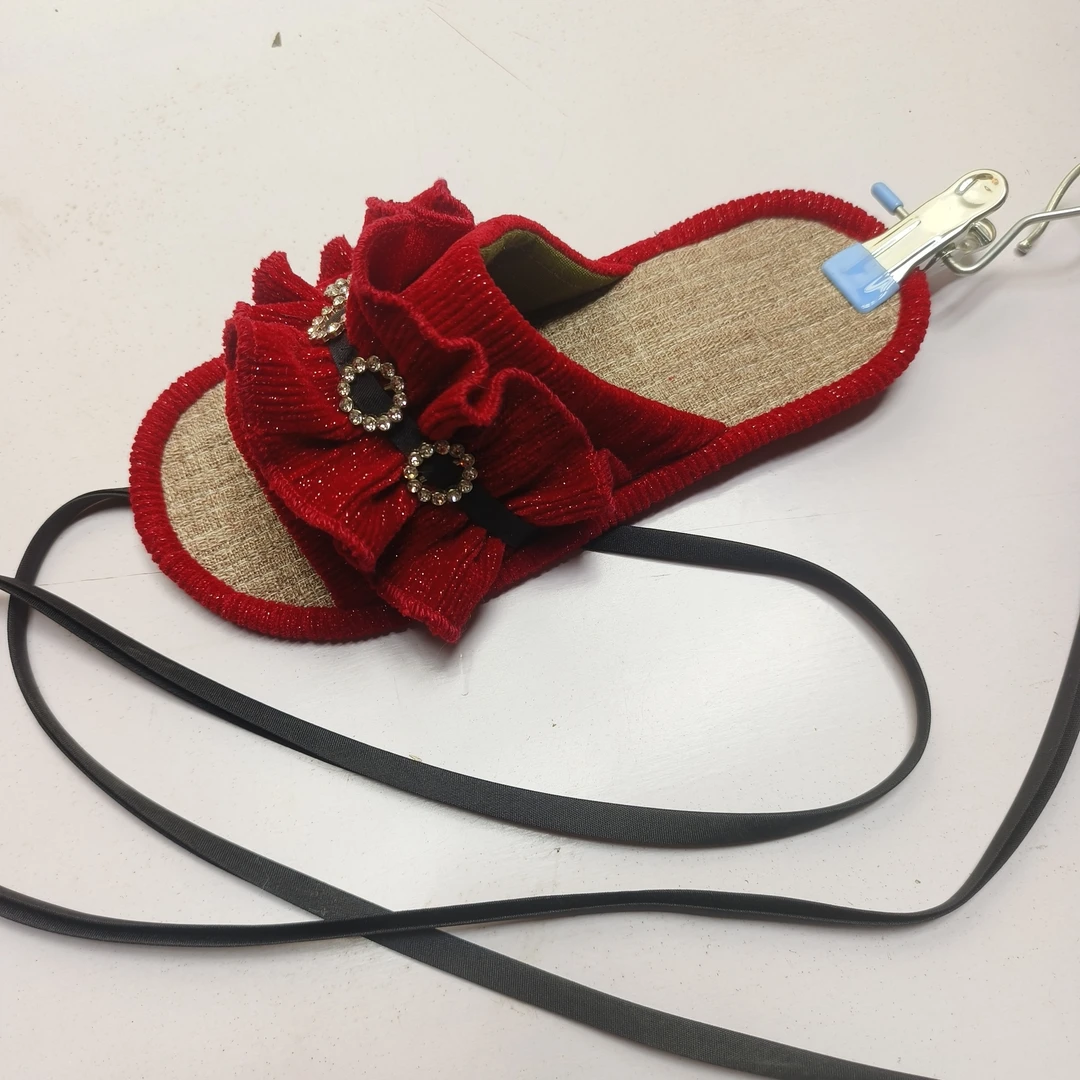 鞋面黑色卡钻装饰带，光面包边条熨烫制作，10米/13元包邮