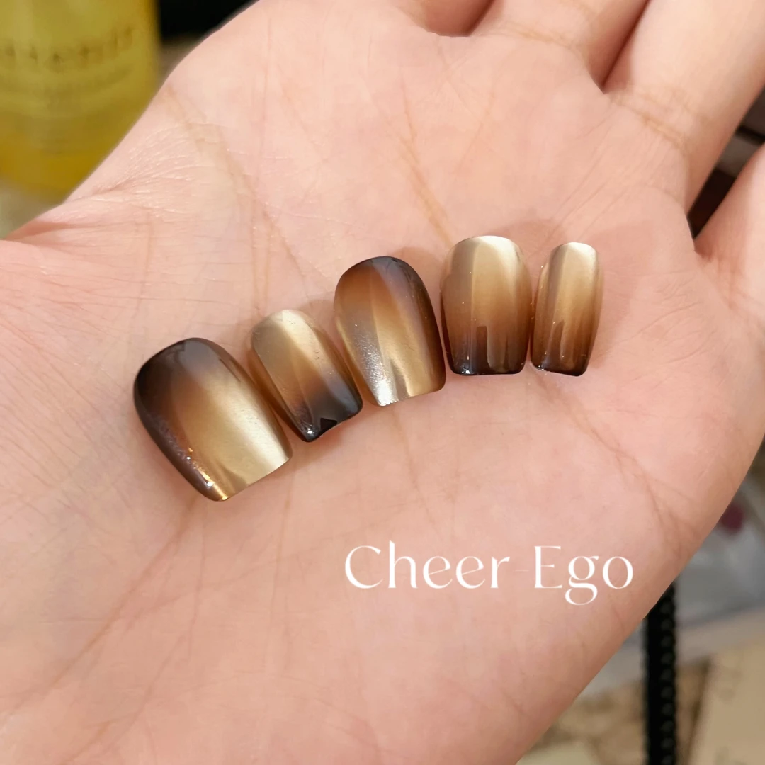 【生椰拿铁】Cheer-ego纯手工高端穿戴甲-C665（现货）穿戴式