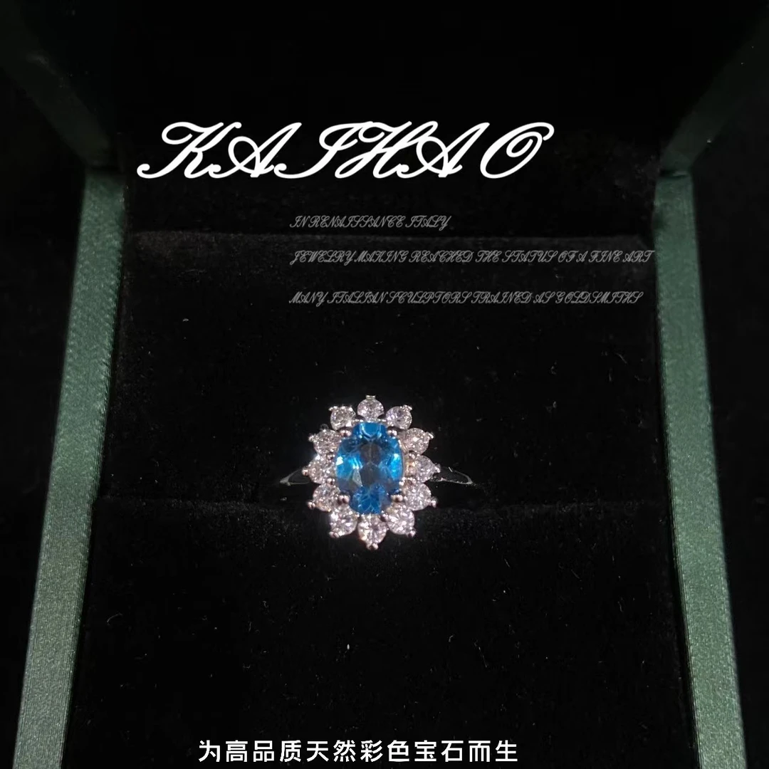 托帕石戴妃款轻奢戒指 DJZ61