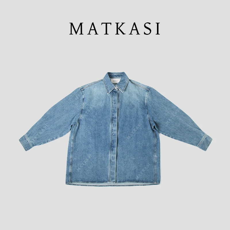 MATKASI 设计感时尚休闲日常出勤百搭时髦格调牛仔外套