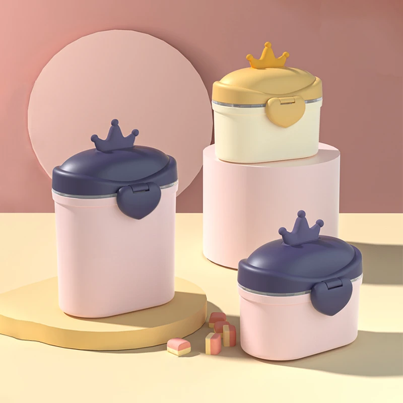 bebebao婴儿奶粉盒便携式外出分装盒辅食储存罐密封防潮米粉盒子